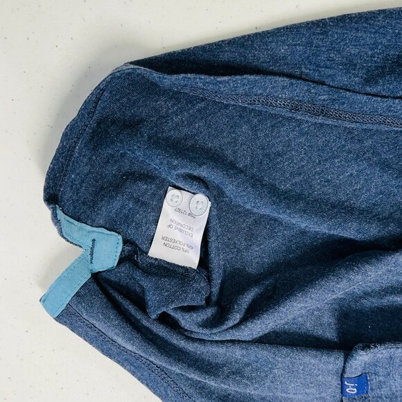 johnnie-O Crouch Hangin' Out Button Up Shirt Navy Blue Large NWOT Short Sleeve - Picture 8 of 10